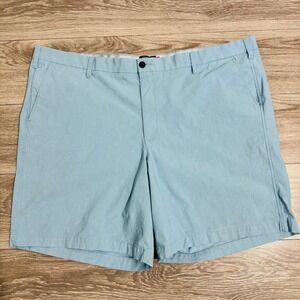 Dockers Mens Shorts Light Blue Supreme Flex Cotton Blend Casual W50